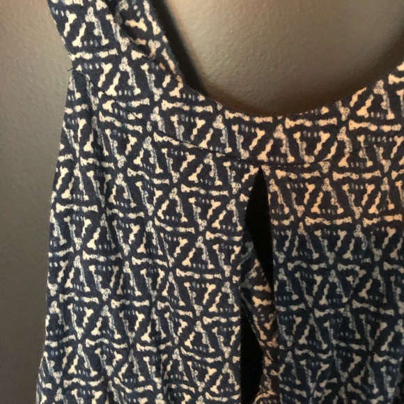 Blue Patterned Romper - Picture 2 of 4